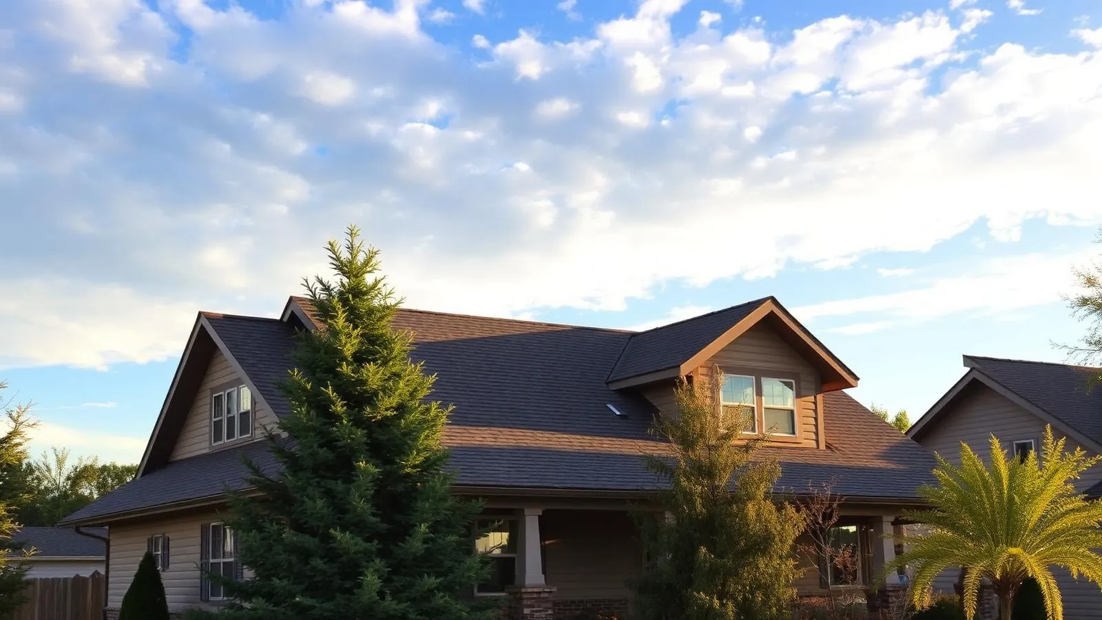 Home with a new Weddle & Sons roof in Salina, KS